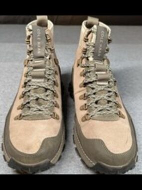 Cole Haan Men's tan and olive Suede Zero Grand Explore Hiker Boots Size 8 M